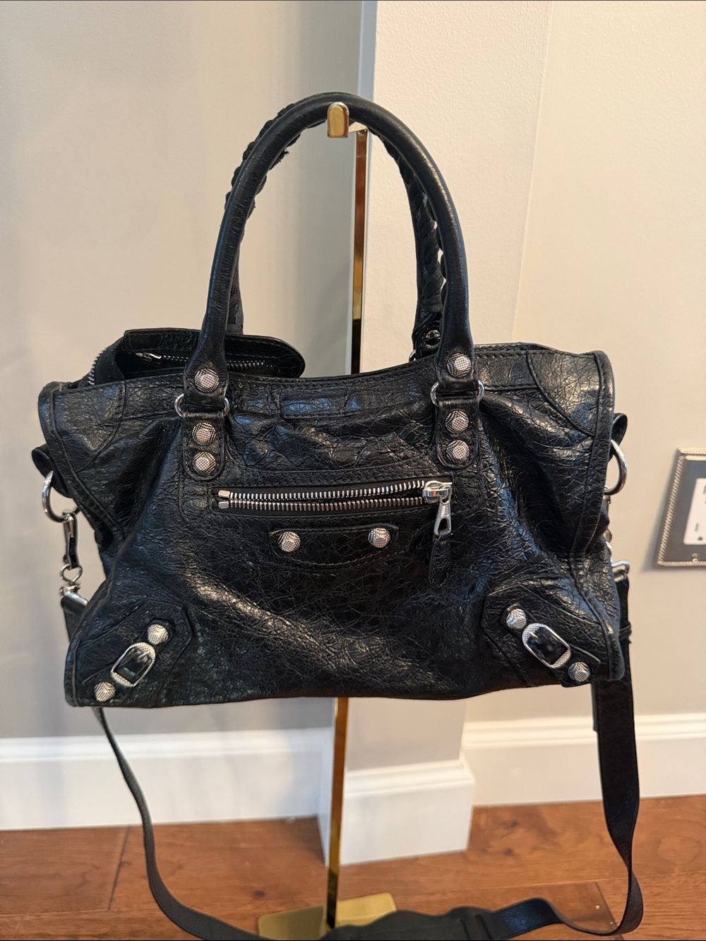AUTHENTIC BALENCIAGA black city bag